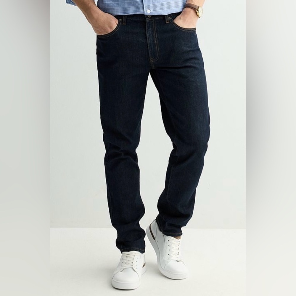👗Sonoma Men's Deep Indigo Straight Jeans